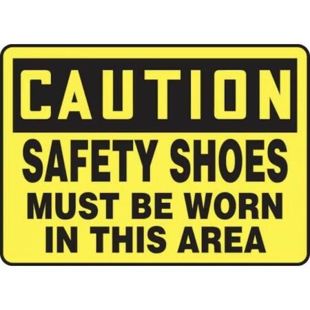 Accuform OSHA CAUTION Safety Sign SAFETY MPPE433XP MPPE433XP